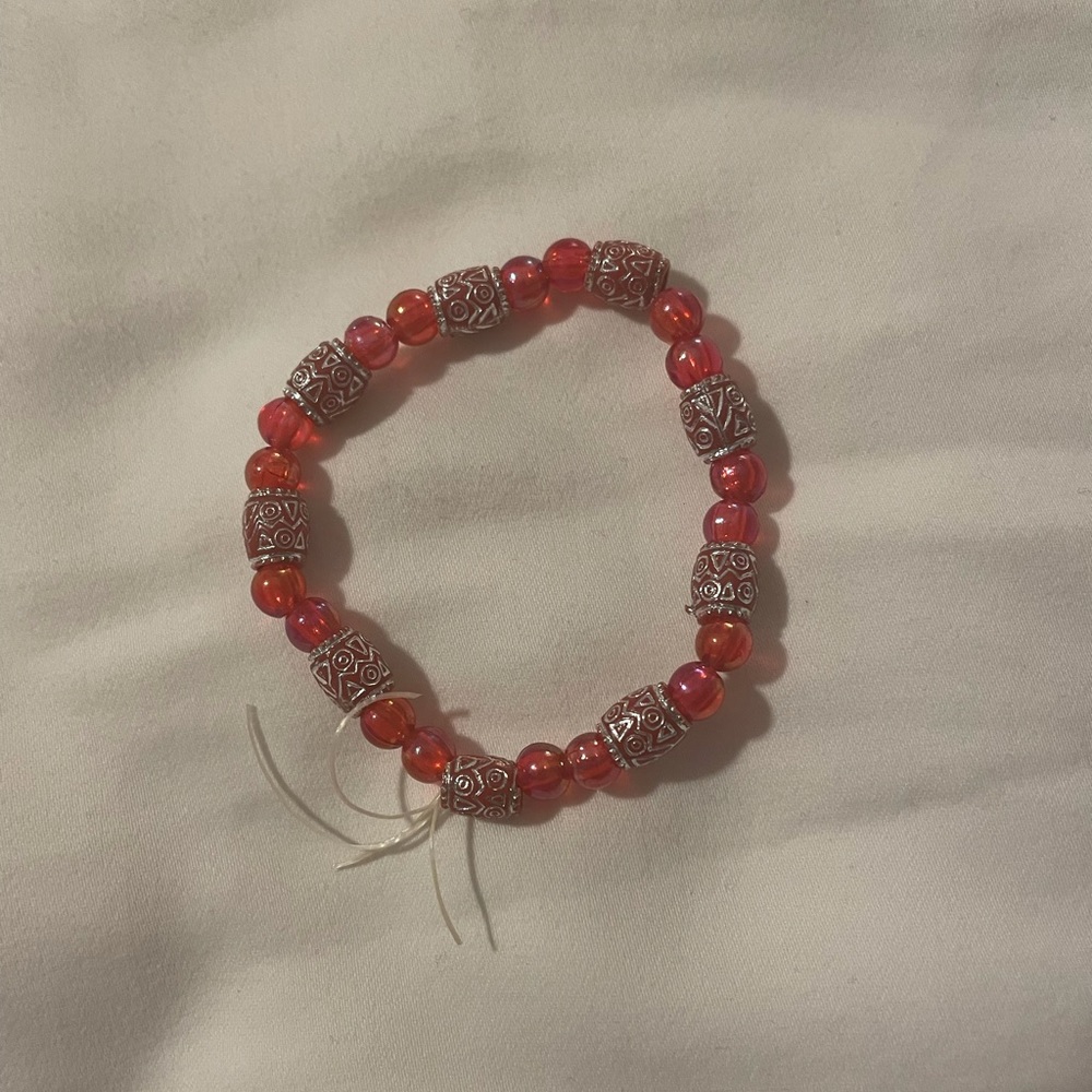 pink bracelet